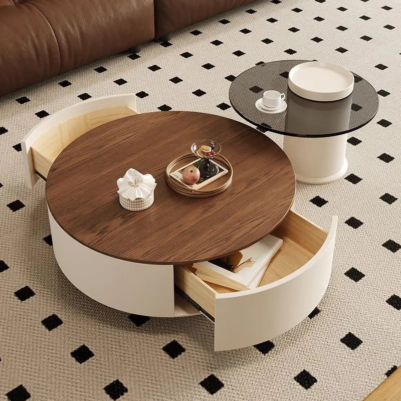 Japanese Antique Coffee Tables Round