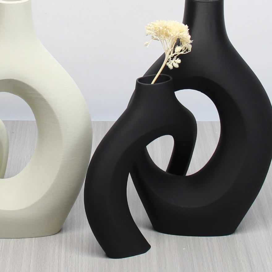 A Set of Bohemian Style Art Vases, Home Decoration Vases